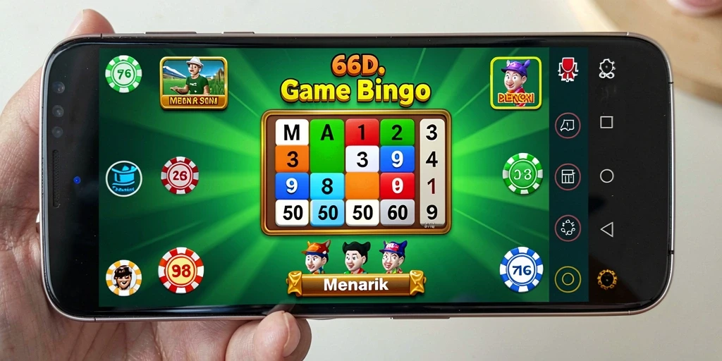 Screenshot gameplay 66D menampilkan keseruan bermain Bingo.