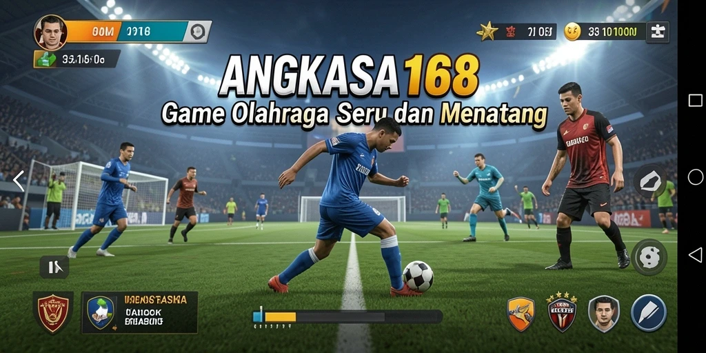 Tampilan seru dari gameplay <strong>ANGKASA168</strong> yang penuh aksi olahraga.