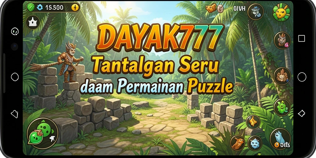 Gameplay seru dalam DAYAK777 dengan berbagai tantangan puzzle.