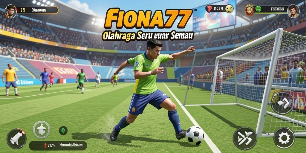 Tampilan gameplay seru di FIONA77 dengan aksi olahraga yang mendebarkan.