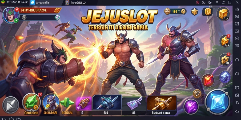 Tampilan gameplay seru dan grafis memukau di JEJUSLOT.
