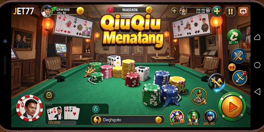 Gameplay seru di JET77 dengan teman-teman.