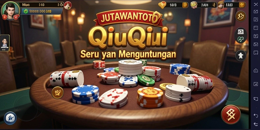Screenshot gameplay QiuQiu di JUTAWANTOTO yang seru dan interaktif.