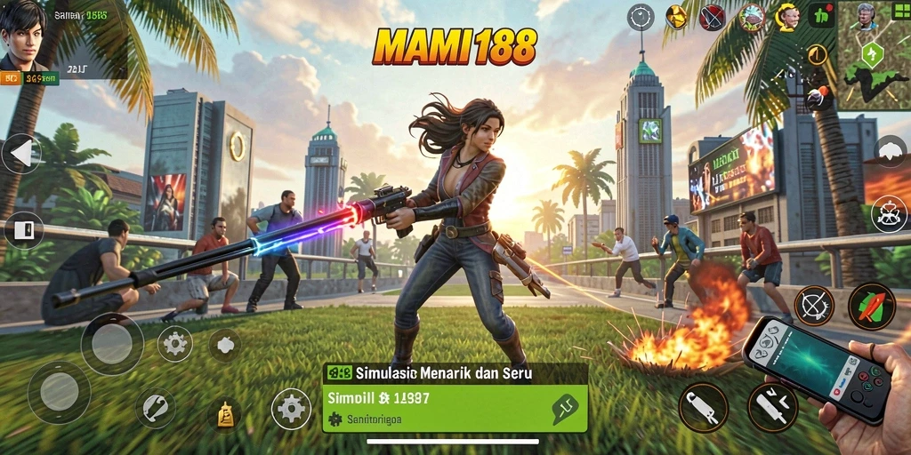 Tampilan gameplay seru dan interaktif dari MAMI188.