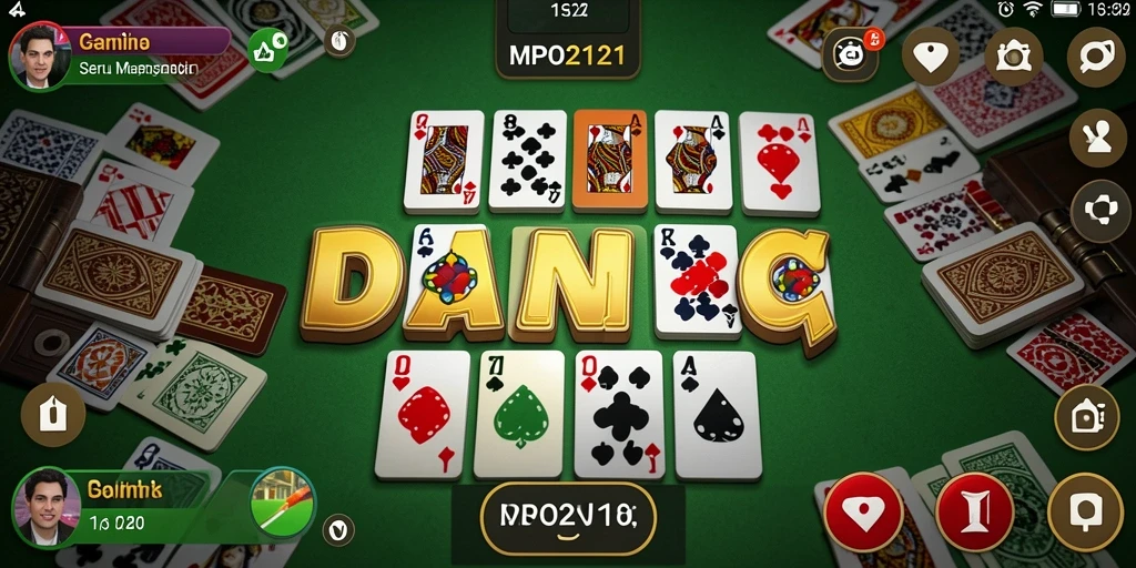 Tampilan gameplay seru dalam permainan Domino MPO2121.