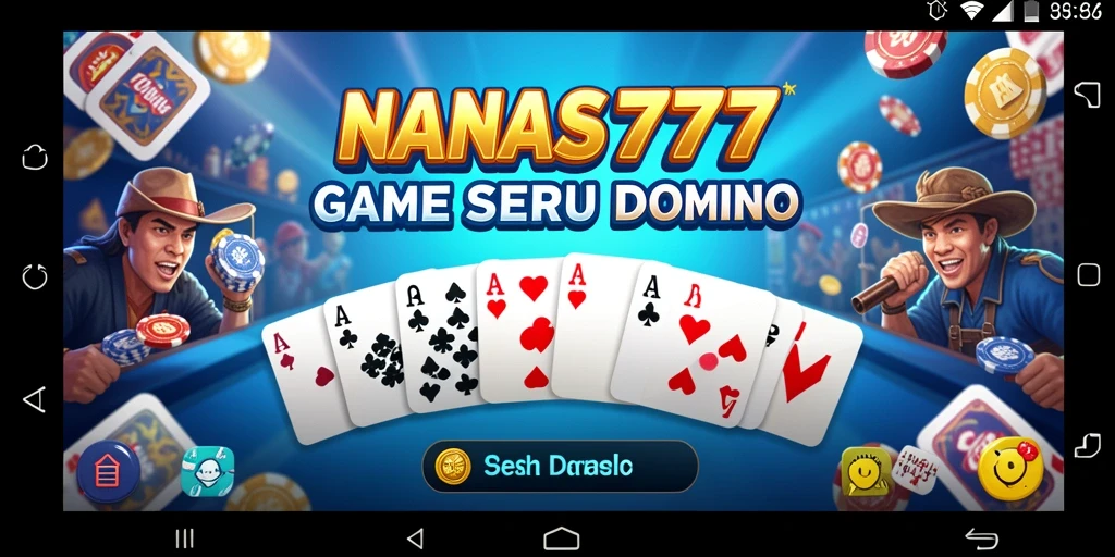 Tampilan gameplay domino yang seru dan mengasyikkan.