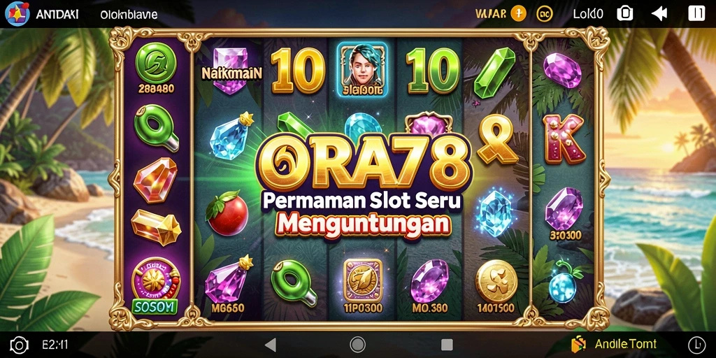 Screenshot utama ORA78 menampilkan pengalaman bermain Slot yang menegangkan.
