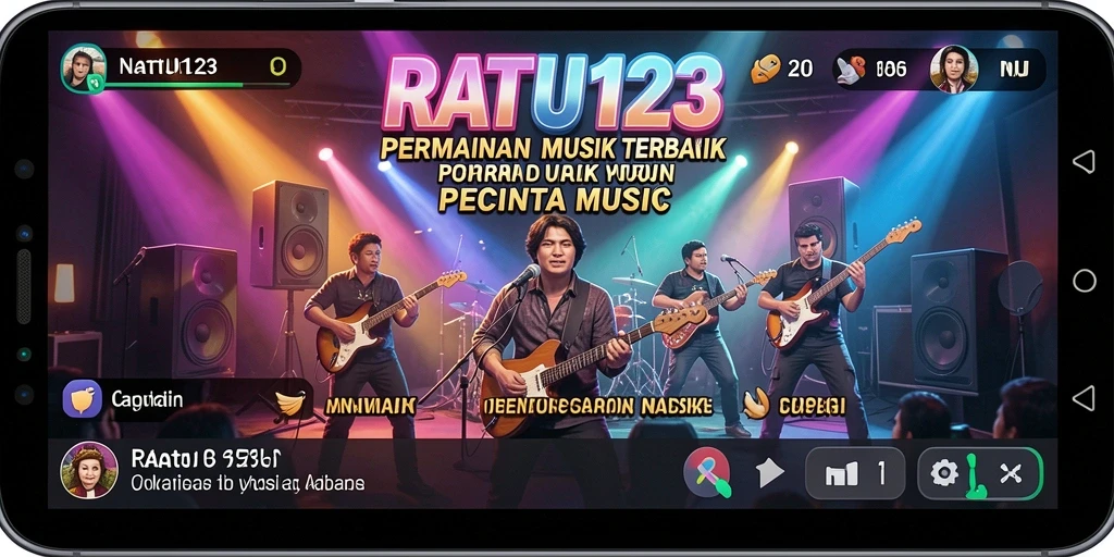 Screenshot utama menunjukkan gameplay menarik dalam RATU123.