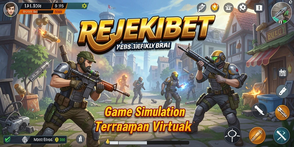 Tampilan gameplay REJEKIBET yang menampilkan aksi seru di dunia virtual.