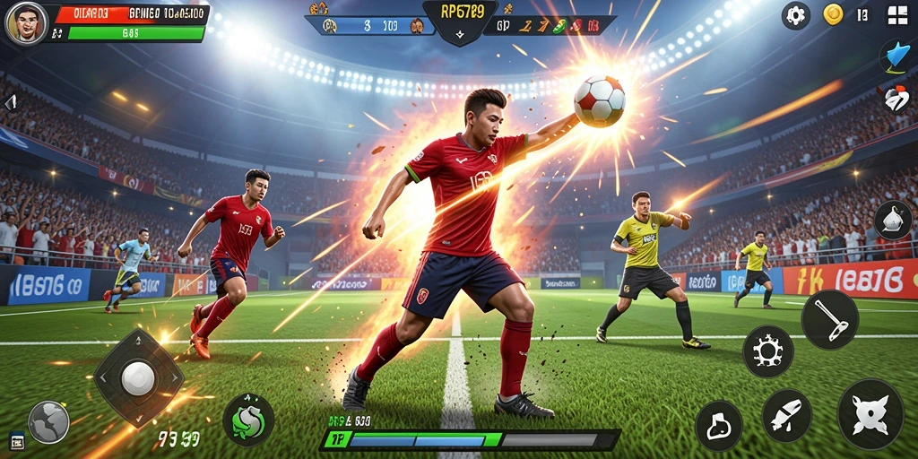 Tangkapan layar dari gameplay olahraga yang mengasyikkan di RP6789.