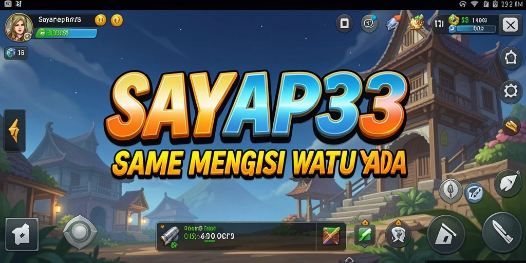 Gameplay menarik dan santai dalam SAYAP33.