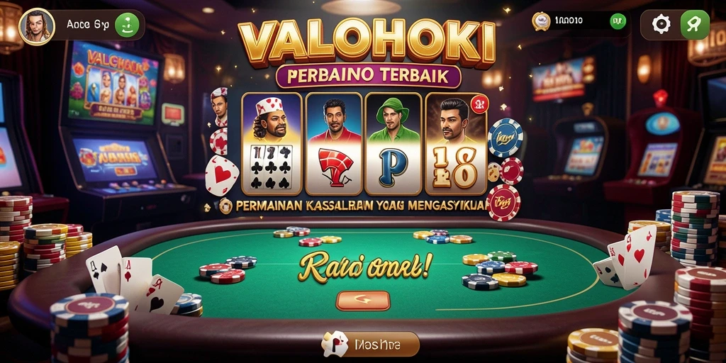 Tampilan gameplay Kasino VALOHOKI yang menarik dan seru.